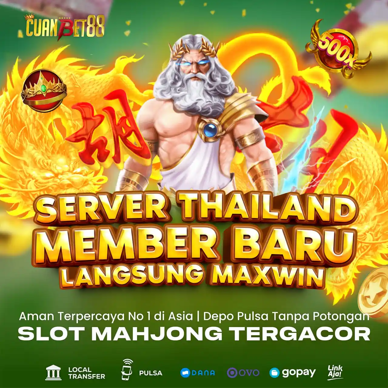 CUANBET88: Slot Deposit Qris Terpercaya Link Slot Gacor Bet 200